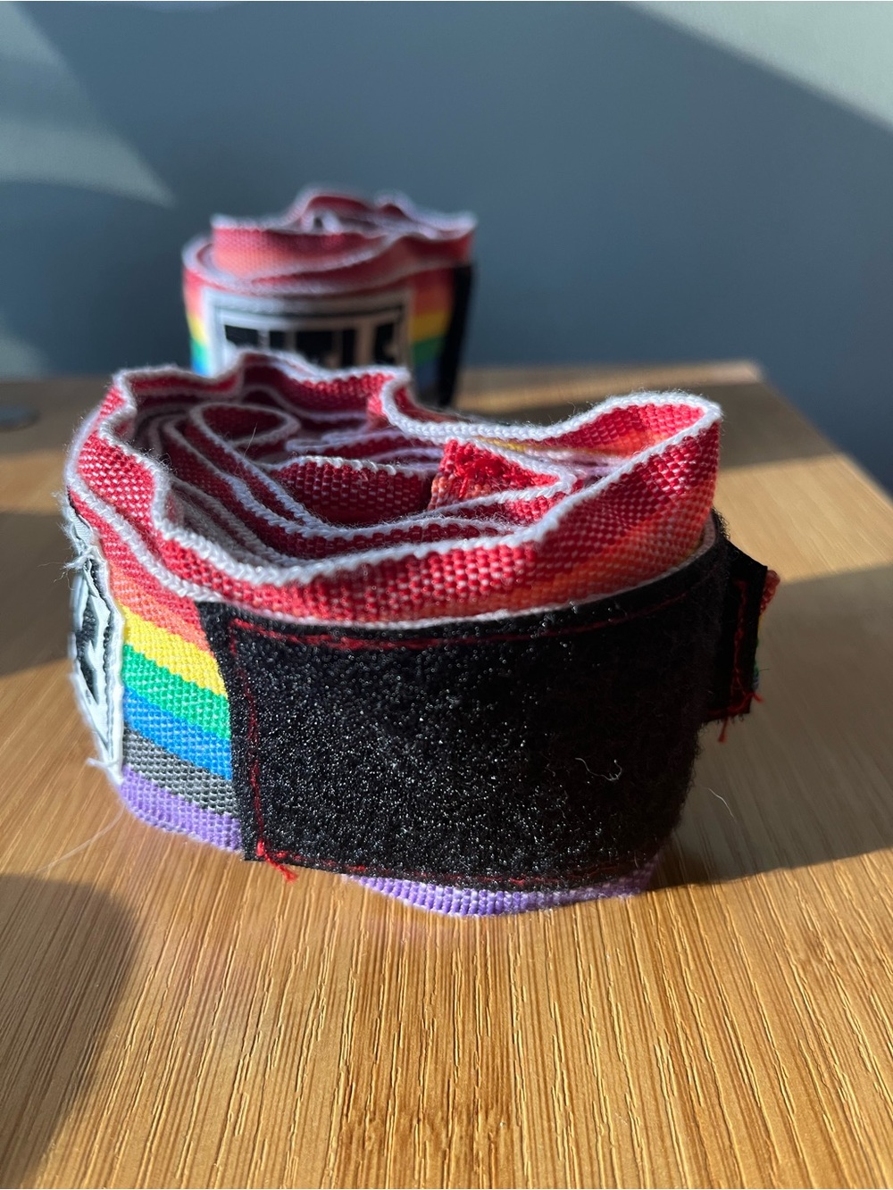 TITLE Boxing Rainbow Hand Wraps - Multi-Color - Picture 2 of 3
